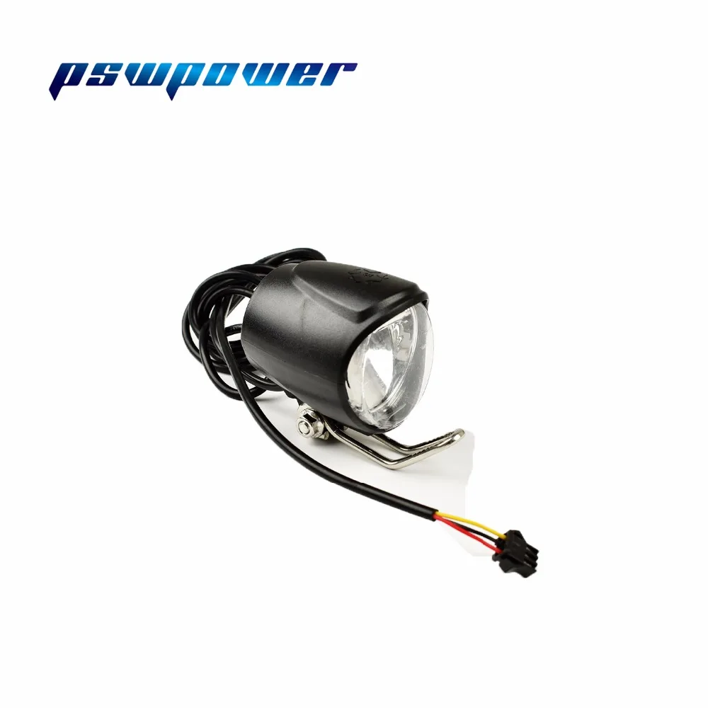 universal voltage 24-48v wuxing QD139-2 headlight frontlight LED light with horn for electric scooter ebike conversion part