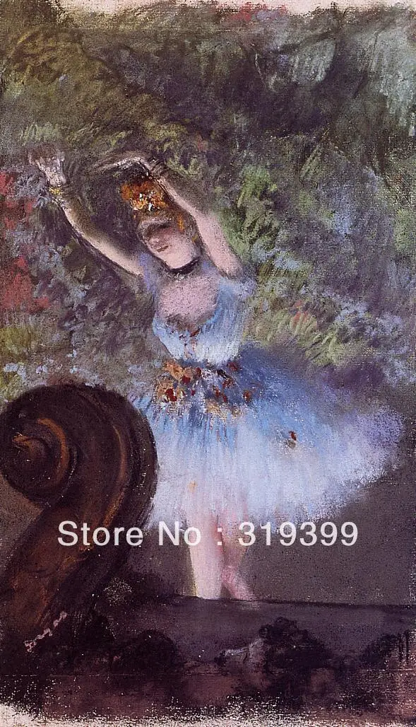 Oil Painting Reproduction on Linen Canvas,Dance by edgar degas ,handmade,Top Quality