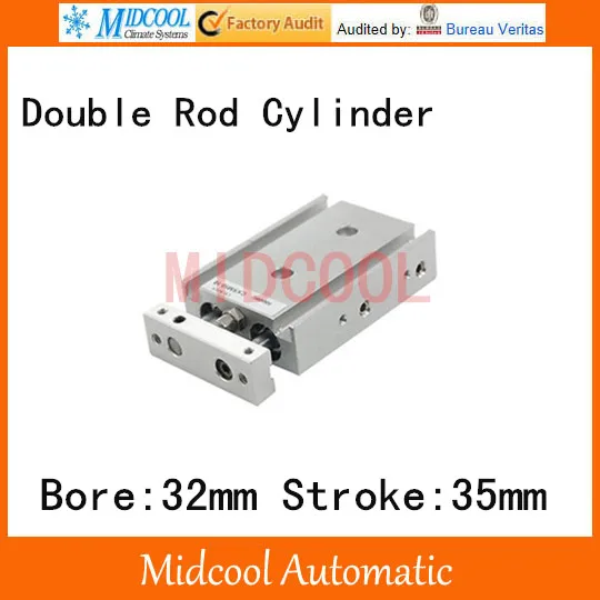 

Double shaft cylinder air pneumatic CXSM 32-35 bore 32mm stroke 35mm double rod cylinde