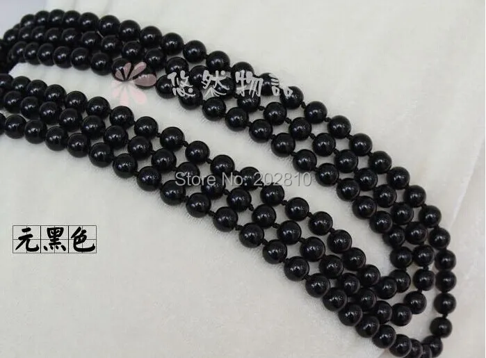 tiki tentacles Factory Autumn Winter latest style Pearl long Necklace Many ways Wear All Match Sweater Pearl Necklace Jewelry