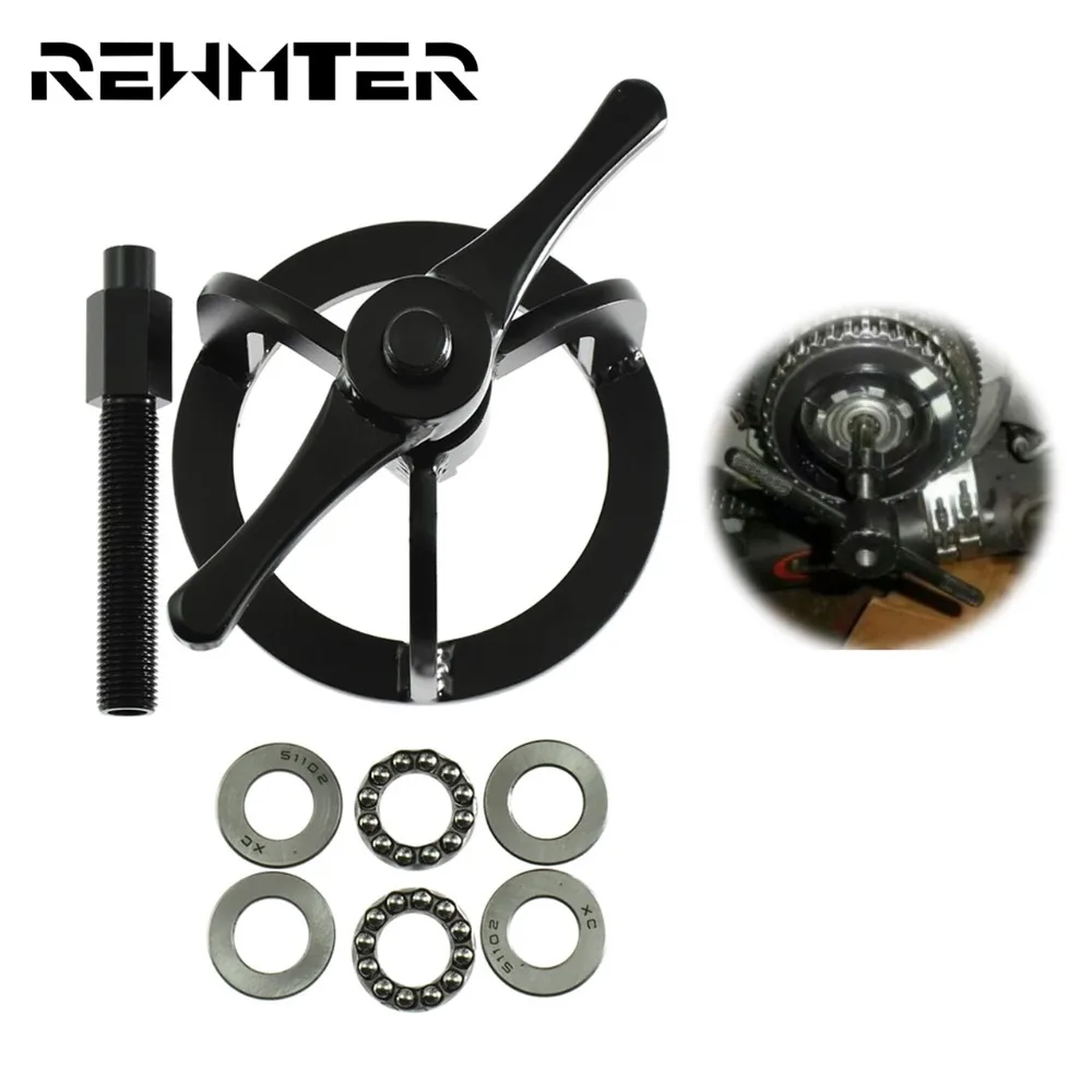 Clutch Spring Compressor Compression Tool Black For Harley 1340cc 1990-2007 XLH 883 1990-2007 1200cc 1991-2001 For Buell 95-01