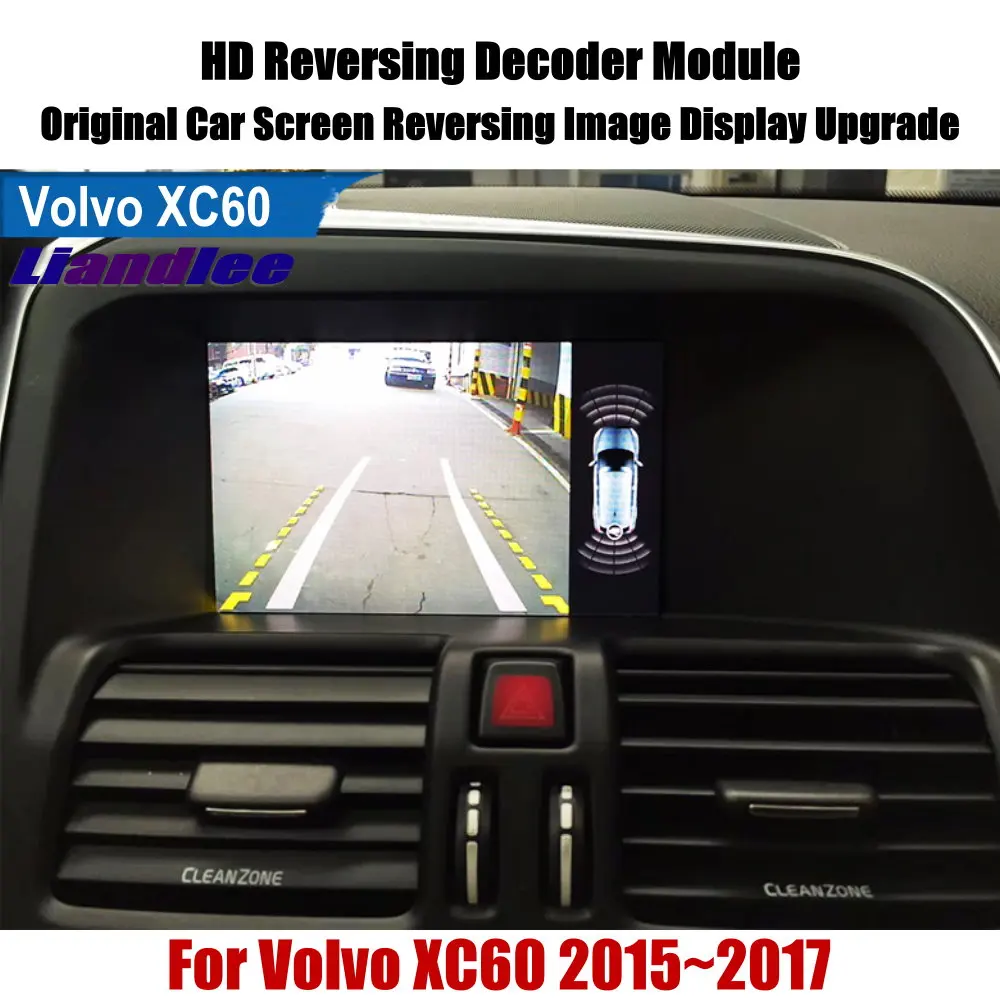 

For Volvo XC60 2015-2017 Car HD Reverse Parking Camera Rear View Rearview Backup CAM Decoder Accessories Alarm System