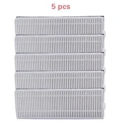 New 5 piece/lot robot  Hepa filter for ilife A7 a40 a6  A9S Silvercrest SSR1 Filter robot vacuum cleaner accessories