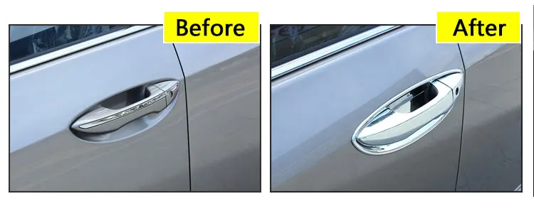 for TOYOTA Corolla 2014 2015 2016 MK11 E160 Levin Luxurious Chrome Door Handle Car Covers Accessories Car Stickers Car Styling