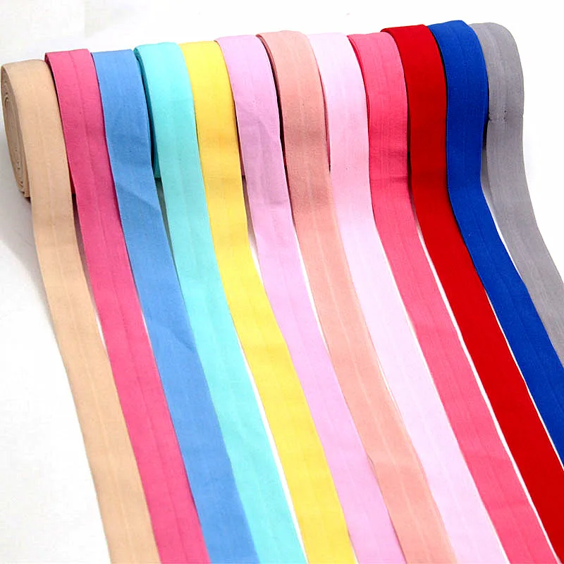 5meter 20mm Fold over Rubber Band Ribbon Elastic Band for Underwear Pants Bra Clothes Sewing Lace Fabric Garment Accessory