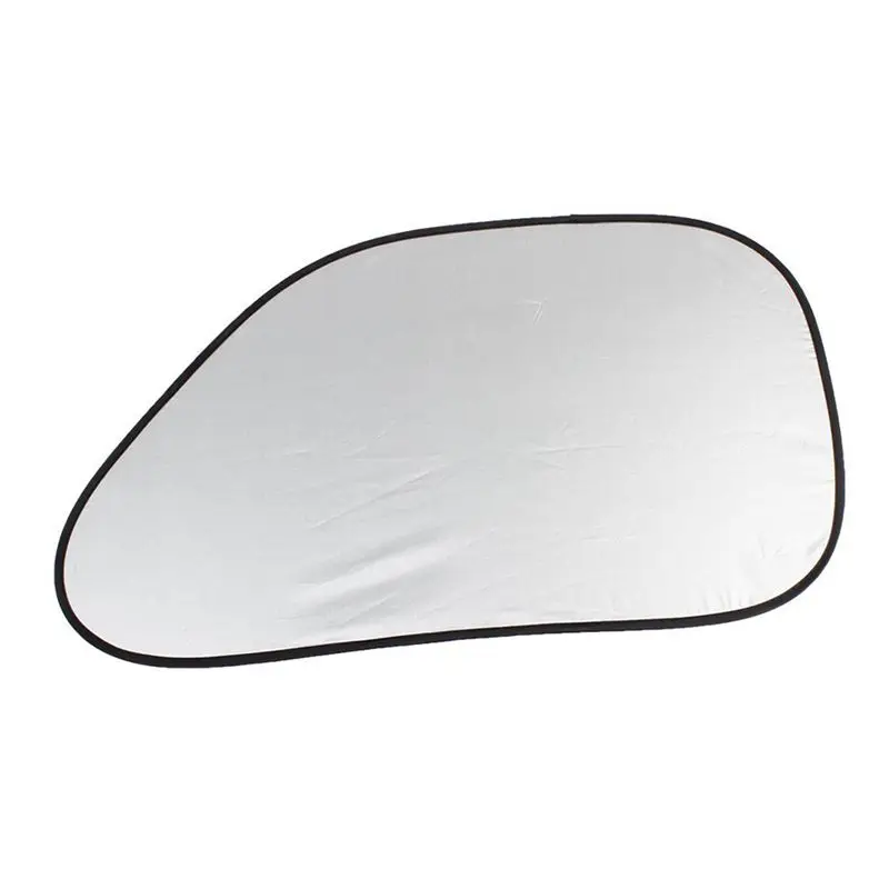 2pcs Auto Car Side Window Sunshade Black Silver Color