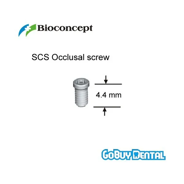 Straumann Compatible SCS Occlusal screw, length 4.4mm Regular Neck 040040