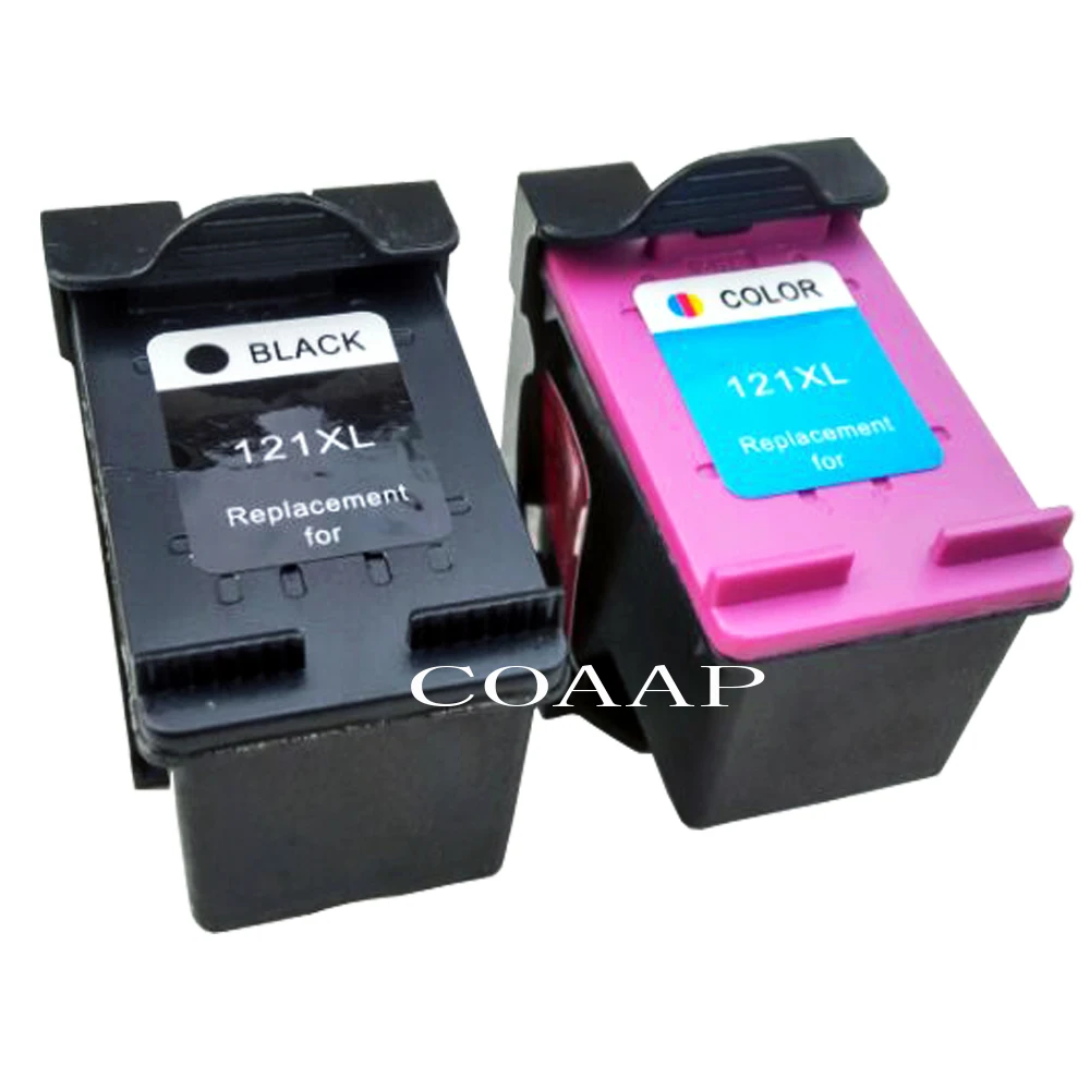 

2pcs Compatible hp121 121 xl Refilled Cartridge for Deskjet F4283 F2423 F2483 F2493 F4275 F2420 F2480 F2488 F4213 D2563