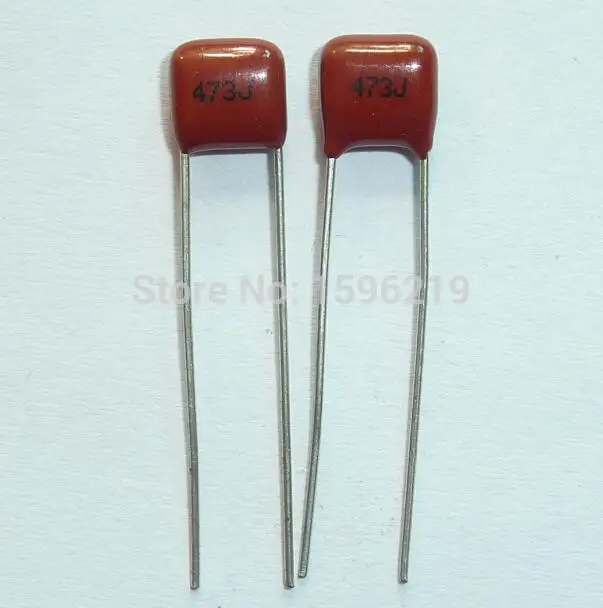 

100pcs CBB capacitor 473 100V 473J 0.047uF 47nF P5 CL21 Metallized Polypropylene Film Capacitor