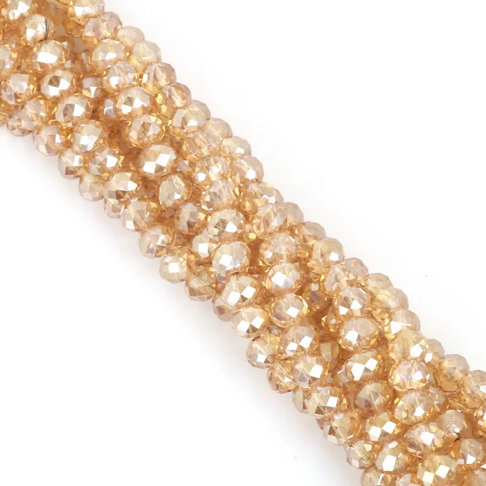 2 3 4 6 8mm Rondelle Österreich Kristall Perlen Faceted Tschechische Glasperlen Lose Spacer Perlen Für Schmuck Machen DIY Zubehör