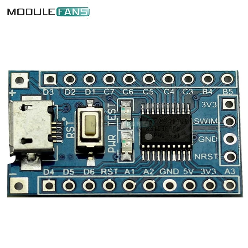 STM8S103F3P6 STM8 Minimum System ARM Development Board Module For Arduino STM8S Core Board Module LED Indicator 5V 3.3V