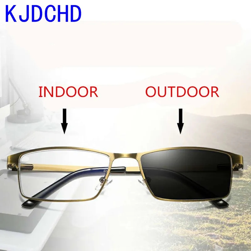 

2019 New Photochromic Reading Glasses Women Men Presbyopia Prescription Glasses sunglasses discoloration with diopter Glasses