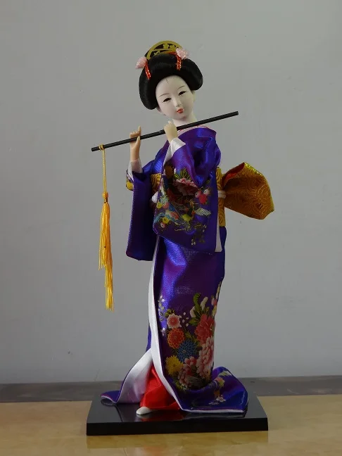 2019 Mới Tượng Dân Tộc Geisha Nhật Bản Búp Bê Kimono Búp Bê Belle Cô Gái Nữ Bộ Trang Trí Nhà Thu Nhỏ Các Bức Tượng Nhỏ