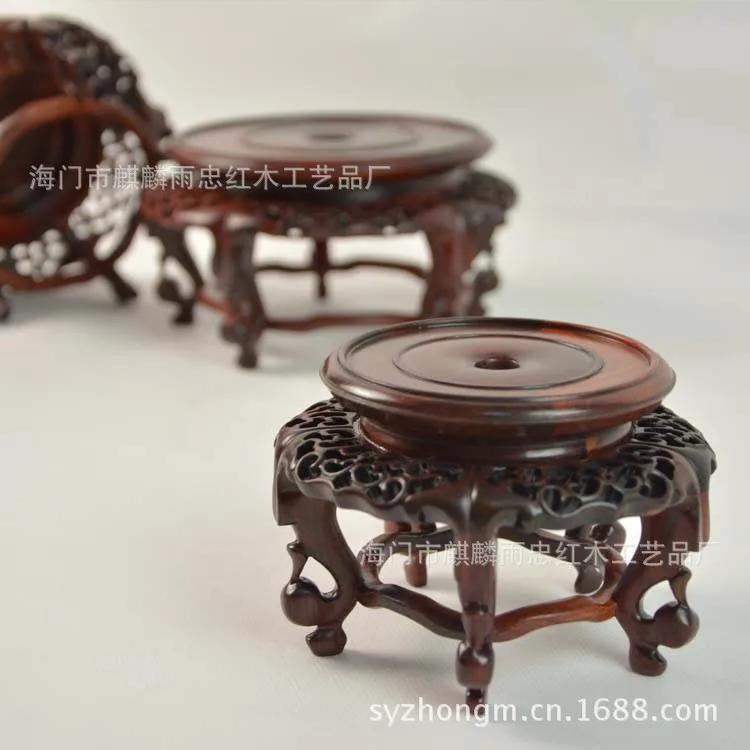 [Rain] Zhong mahogany wood crafts Rosewood Gifts several fine floral