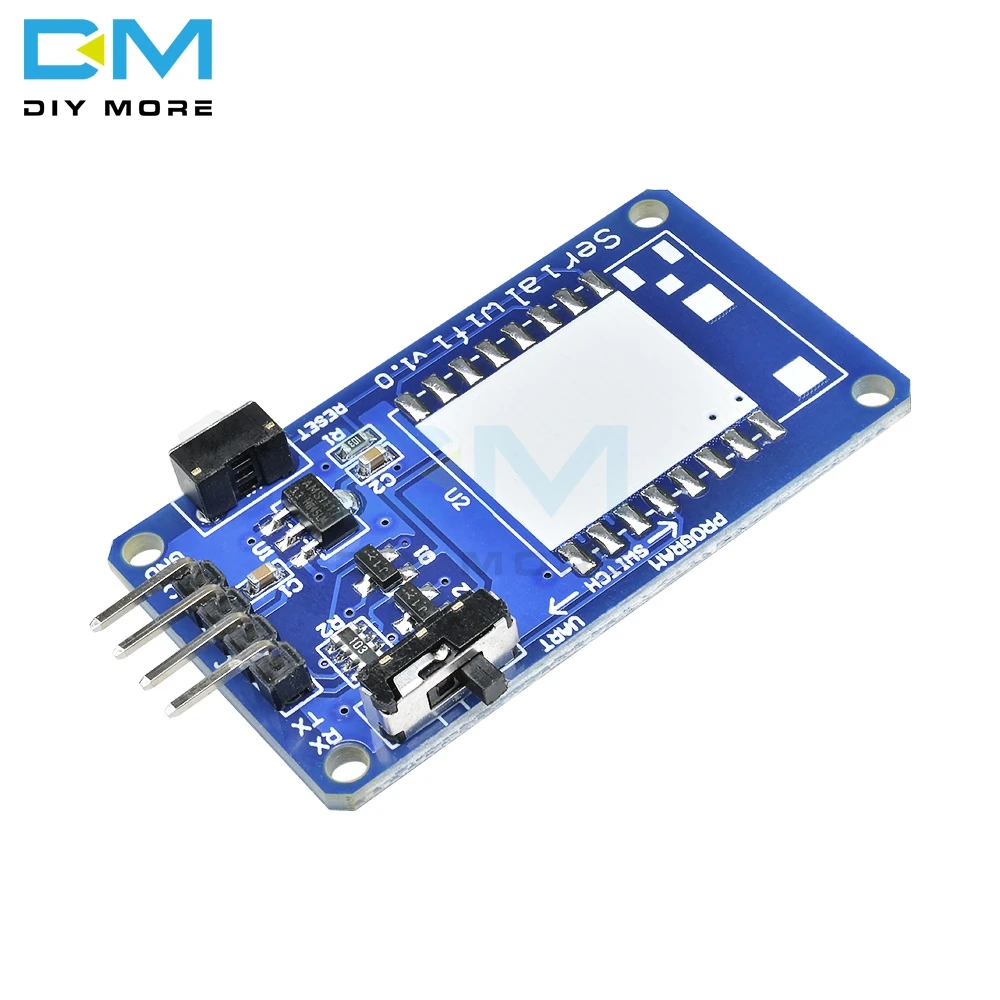 ESP8266 ESP-07 V1.0 TTL Serial Wifi Transceiver Module TCP IP Adatper Board With Antenna for Arduino 4.5-5V