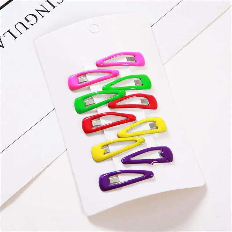 1 Set Cute Printing Mini Baby Girls Kids Hair Clips Bobby Pins Barrette Accessories For Children Hair Hairgrip Hairpin Headwear