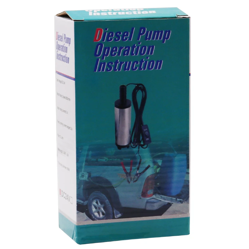 Mini DC 12V Diameter 38MM Electric Water Oil Car Camping Submersible Transfer Pump Aluminium Alloy