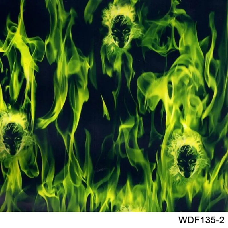 

TSKW135-2 New Pattern 10 square meter Flame Patterns 0.5m width hydrographic aqua-print film water transfer print film