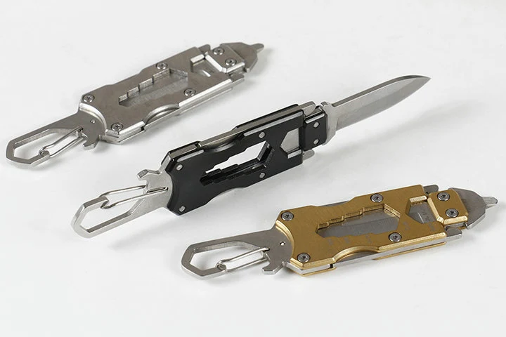 Kitchen tools Mini Folding knife Multi Functionel key chain multi-function key knife outdoor creative gifts tools