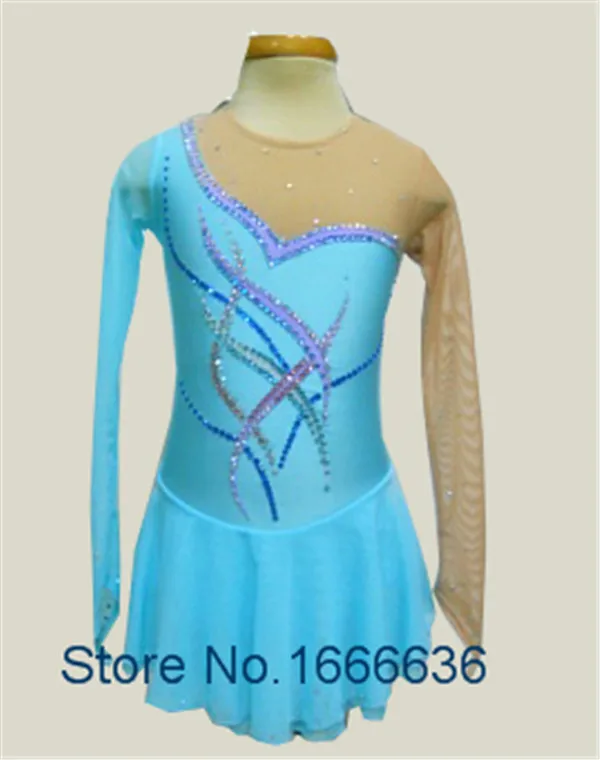 Custom Adult Figure Ice Skating Dresses With Spandex  Graceful New Brand Figure Skating Dress For Competition DR2741