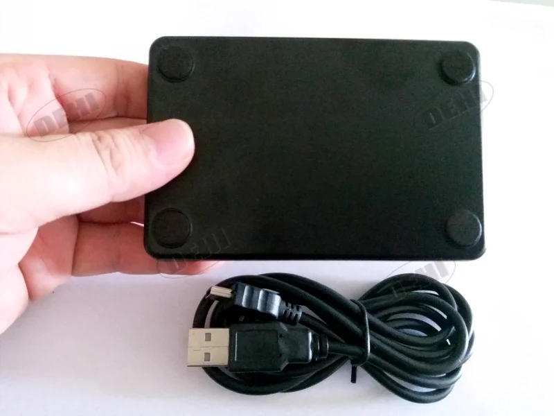 125KHz RFID Reader 13.56MHz Reader USB Port Smart Card Reader Contactless Sensitivity RFID Tag Key Fob Smart Card