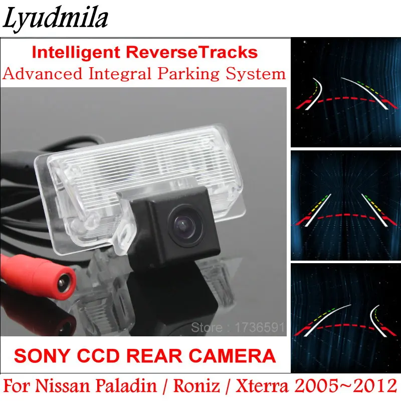 Lyudmila Car Dynamic Trajectory Backup Rear View Camera with Variable Parking Line FOR Nissan Paladin / Roniz / Xterra 2005~2012