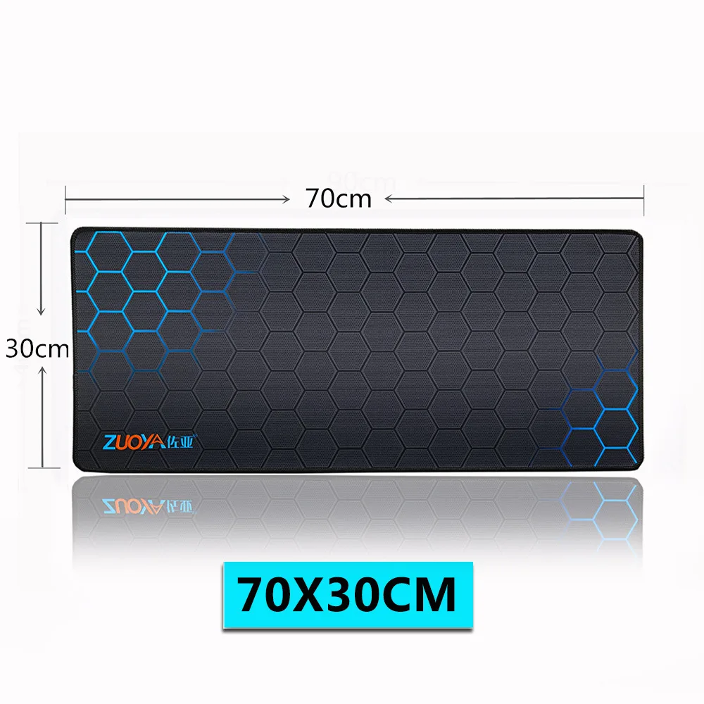 ZUOYA Hot Sell Extra Large Mouse Pad Gaming Mousepad Anti-slip Natural Rubber with Locking Edge Gaming Mouse Mat
