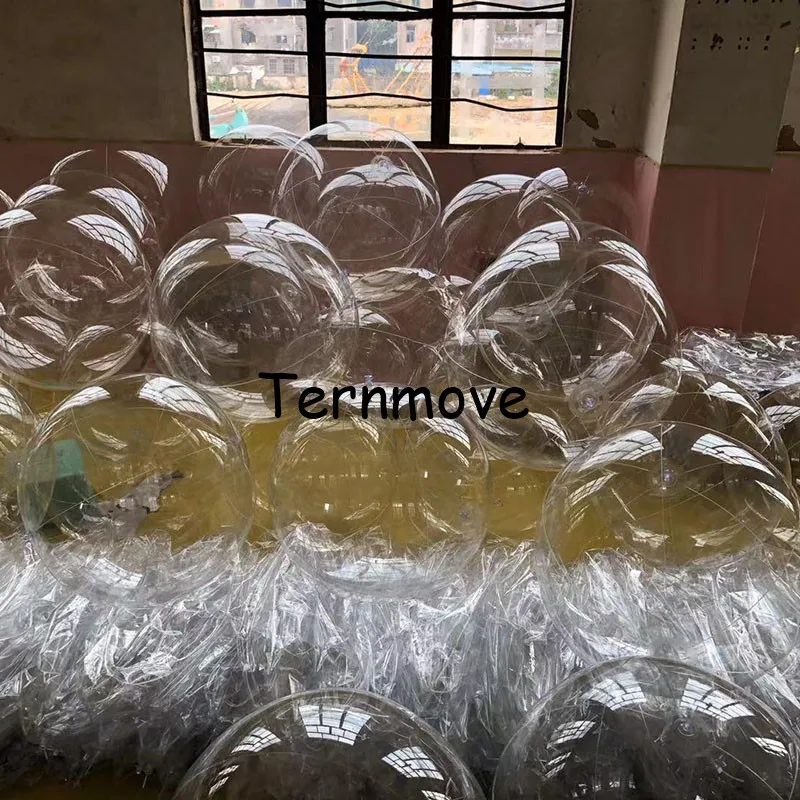 inflatable clear beach ball advertising pvc material transparent giant water toy ball inflatable hanging decoration balloon