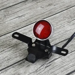 CNC Aluminum alloy Vintage motorcycle lamp LED rear signal light brake light small type back brake light for motorbike with