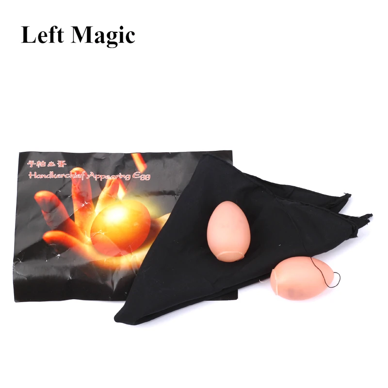 1set Handkerchief Appearing Egg Close Up Magic Tricks professional magician stage street Accessory illusion props E3072