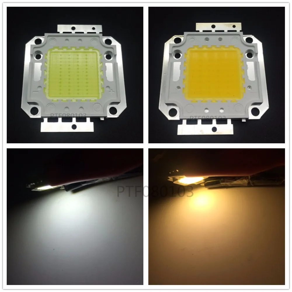 

12V - 15V LED Chip 10W 20W 30W 50W High Power Integrated COB LED Lamp Diode SMD White Light Source for DIY Floodlight Spot Bulb
