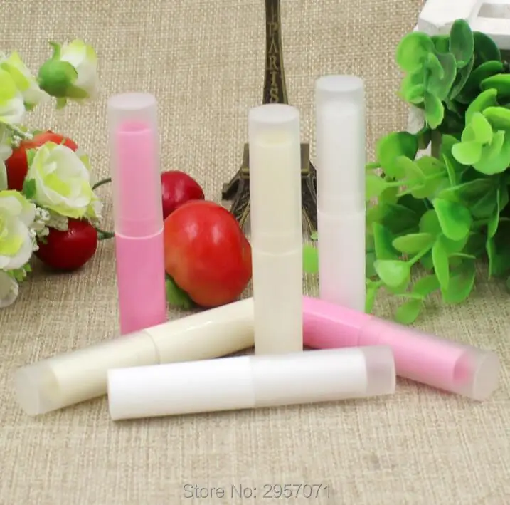 4g Eco-friendly Lipstick Tubes Empty PP DIY Lip Gloss Makeup Mini Tube Lipstick Containers Lip Balm Bottles 100pcs/lot