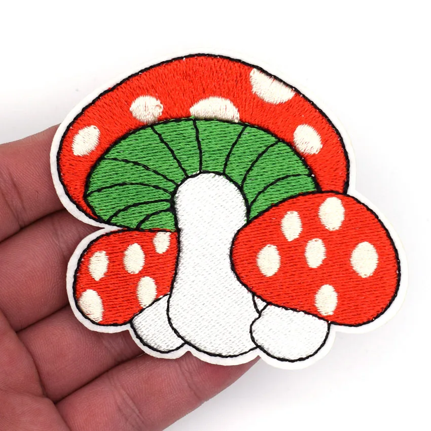 Hippie Peace Magic Mushroom Patches, Hippie Sign , Retro Biker Jacket, T-Shirt, Vest Patch, Sew Iron on Badge, 2018, Hot Sale