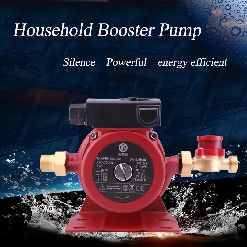 Mini Water Pressure Booster Pump, Household Shower, Automático, Pequeno