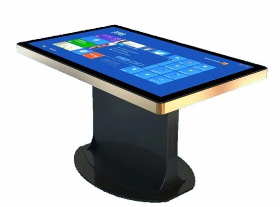 Smart 4K Display Industriële Pc Interactieve Waterdichte 43 "1080P Android Touch Screen Koffie Bureau Tafel