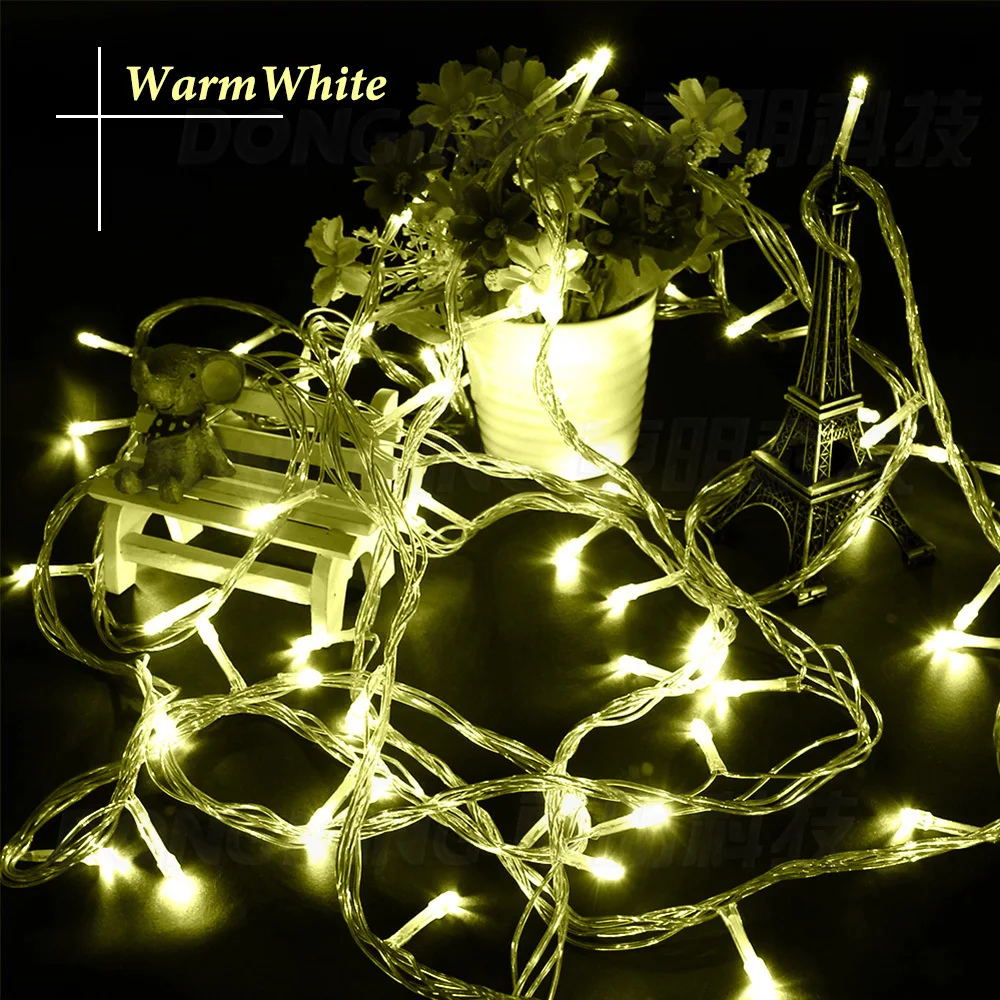 LED Christmas Tree Light 10M 50leds Led String Light AC110-220V christmas lights led garland outdoor indoor decorations for home