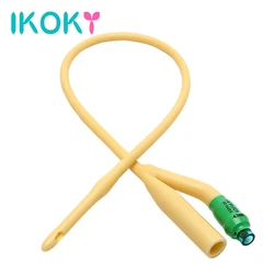 IKOKY Urethral Dilators Male Masturbator Sex Toys for Men Disposable Penis Plug Double Hole Catheters Sounds Urethral Stretching