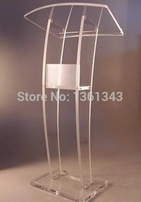 

clear acrylic furniture cheap Unique design hot sale and modern acrylic podium pulpit lectern acrylic podium