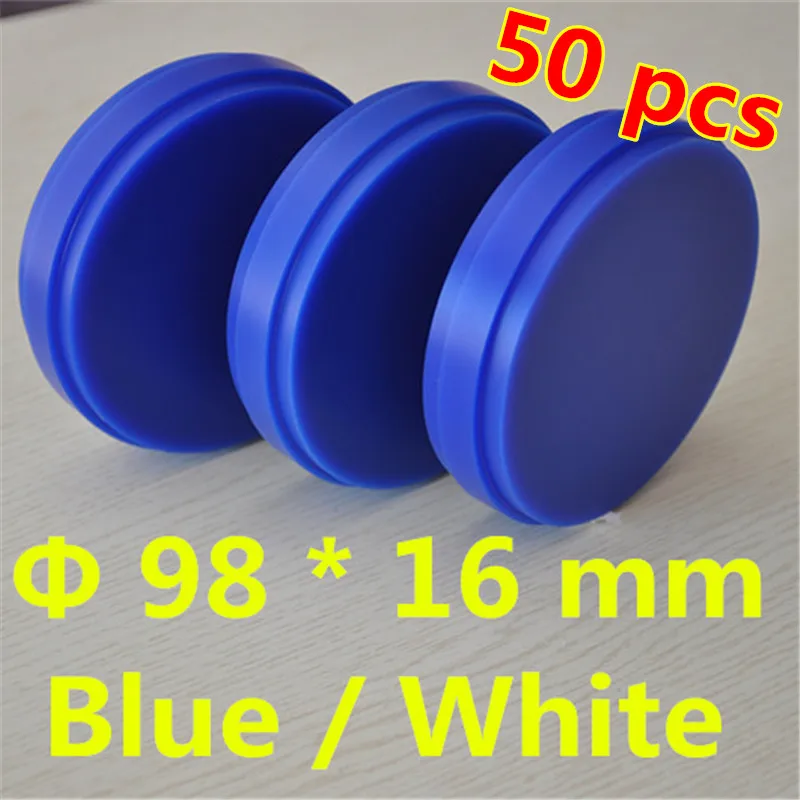 

Wholesale Blue/ White 50 Piece OD98*16 MM Wieland System Dental Wax Blocks Carving Wax Blank Disc For Dental Temporary Crowns