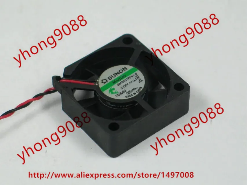 SUNON GM0503PFV1-8 DC 5V 0.7W 30x30x10mm Server Cooling Fan