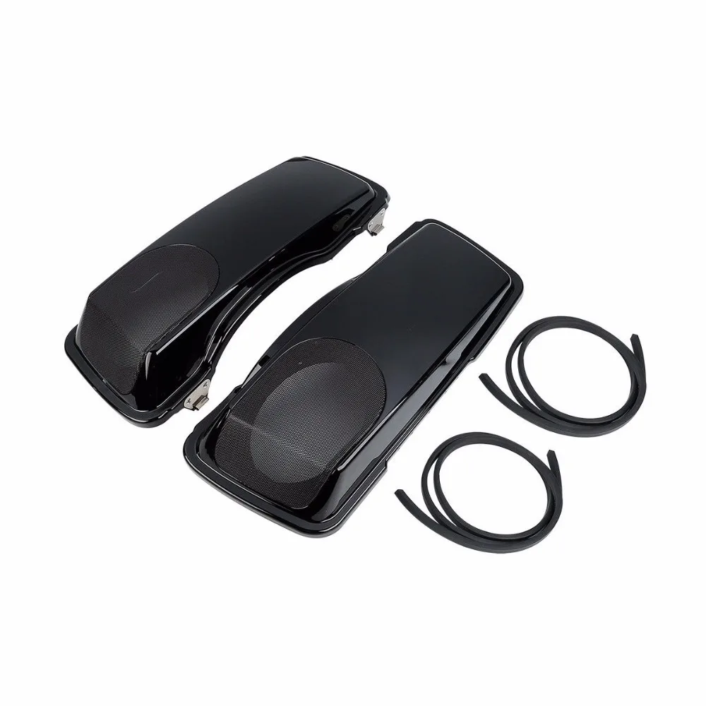 

Motorcycle 5x7 Speaker Saddlebag Lids For Harley Touring Road King Electra Glide Street Glide 1993-2013 2012