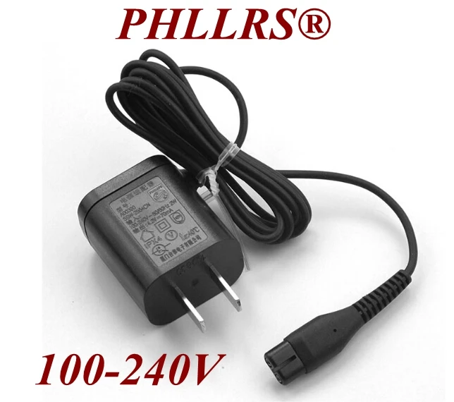 1Pcs A00390 Replace head AC DC Us Plug Charger Power Cord Adapter for Philips shaver S1010 S1060 YQ300 YQ306 YQ308 YQ318 S300