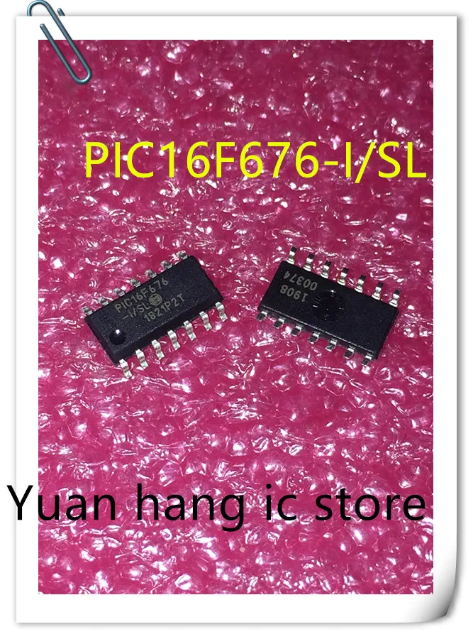 

Free Shipping 50PCS PIC16F676-I/SL PIC16F676 16F676 SOP-14 Memory chip