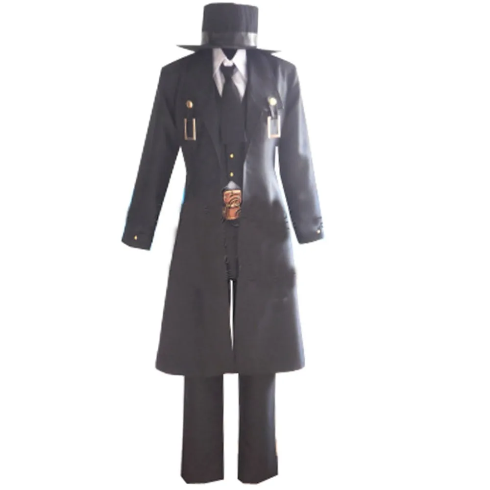 

2018 BlazBlue Calamity Trigger HAZAMA Cosplay Costume For Men Full set costumes