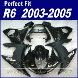 Brand new bodywork for YAMAHA R6 fairing kit 2003 2004 2005 matte and  glossy black Fit  YZF R6 fairings 03 04 05