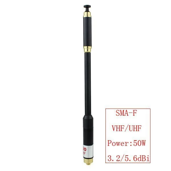 Newest AL-800 Dual Band 144/430MHz SMA-Female Telescopic Antenna AL800 for WOUXUN TYT HYT BAOFENG BF-888S UV-5R Radio