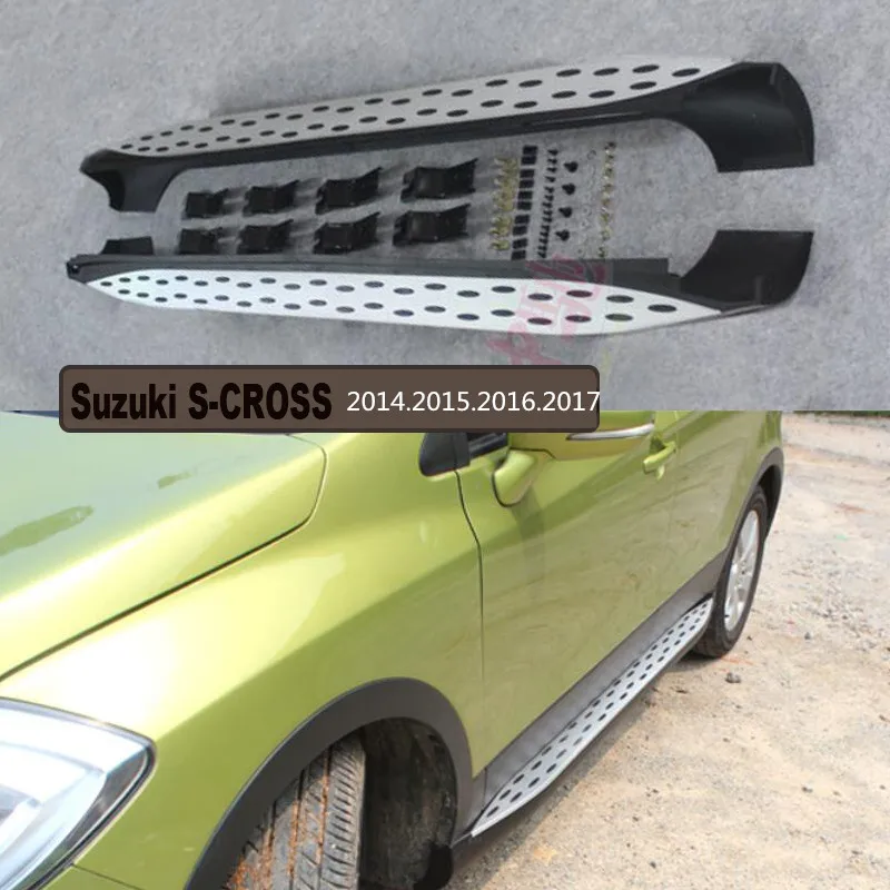 For Suzuki S-CROSS 2014.2015.2016.2017 Car Running Boards Side Step Bar Pedals High Quality Brand New Original Design Nerf Bars