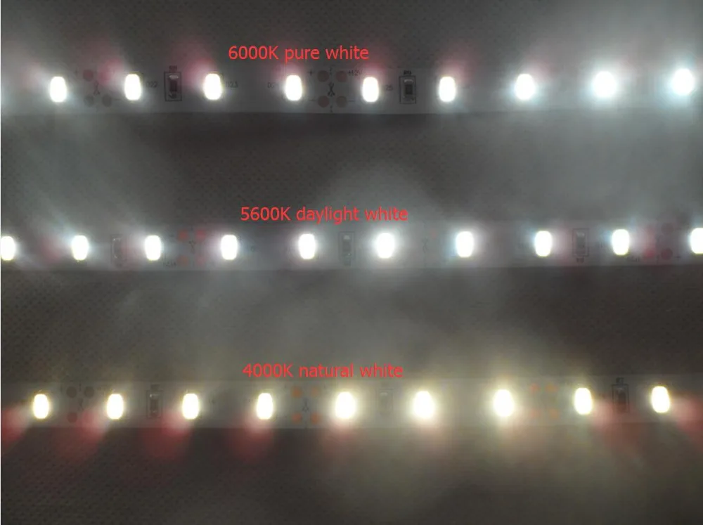 DIY LED U-HOME Hoher CRI Ra 97+ LED-Streifen SMD5630 Tageslicht Weiß 5500K-6000K für Kamera Film DIY LED-Lichtpanel – Detail 10