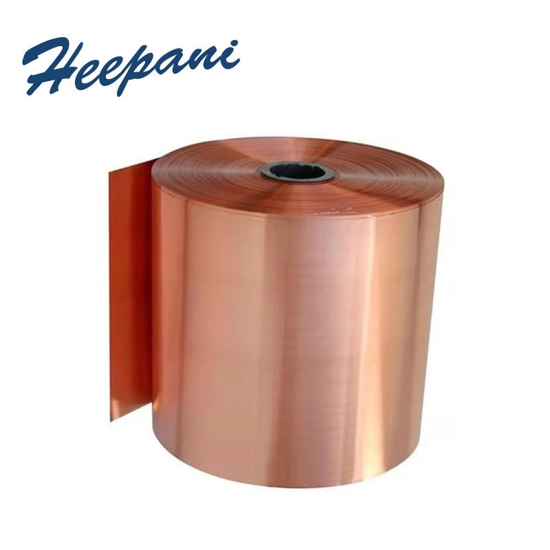 Striscia di rame con lamiera Cu da 0.01mm-0.08mm/bobina di rame rosso ricerca scientifica conduzione elettrica