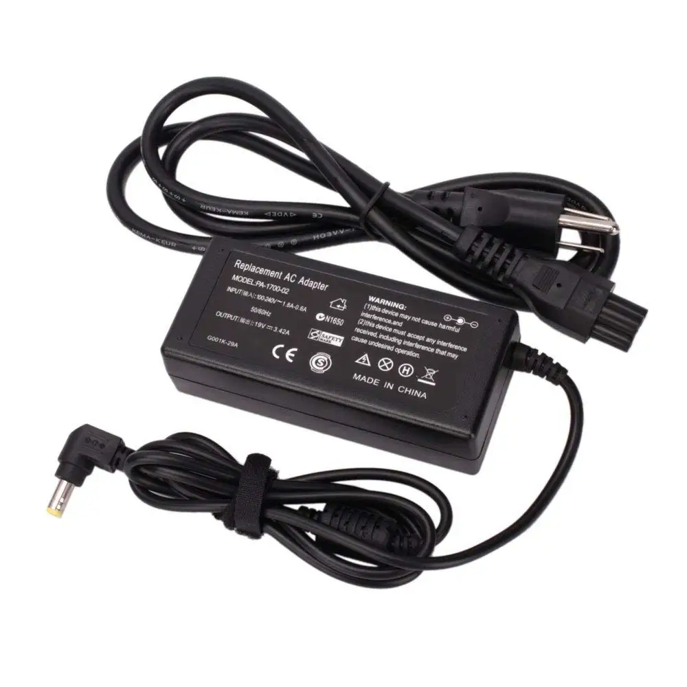 Pengisi daya adaptor daya untuk Toshiba, 19v 3,42a dc 5.5*2.5 mmAC untuk Toshiba Satellite C55 C850 C50 L755 C855 L655 L745 P50 C855D C55D S55